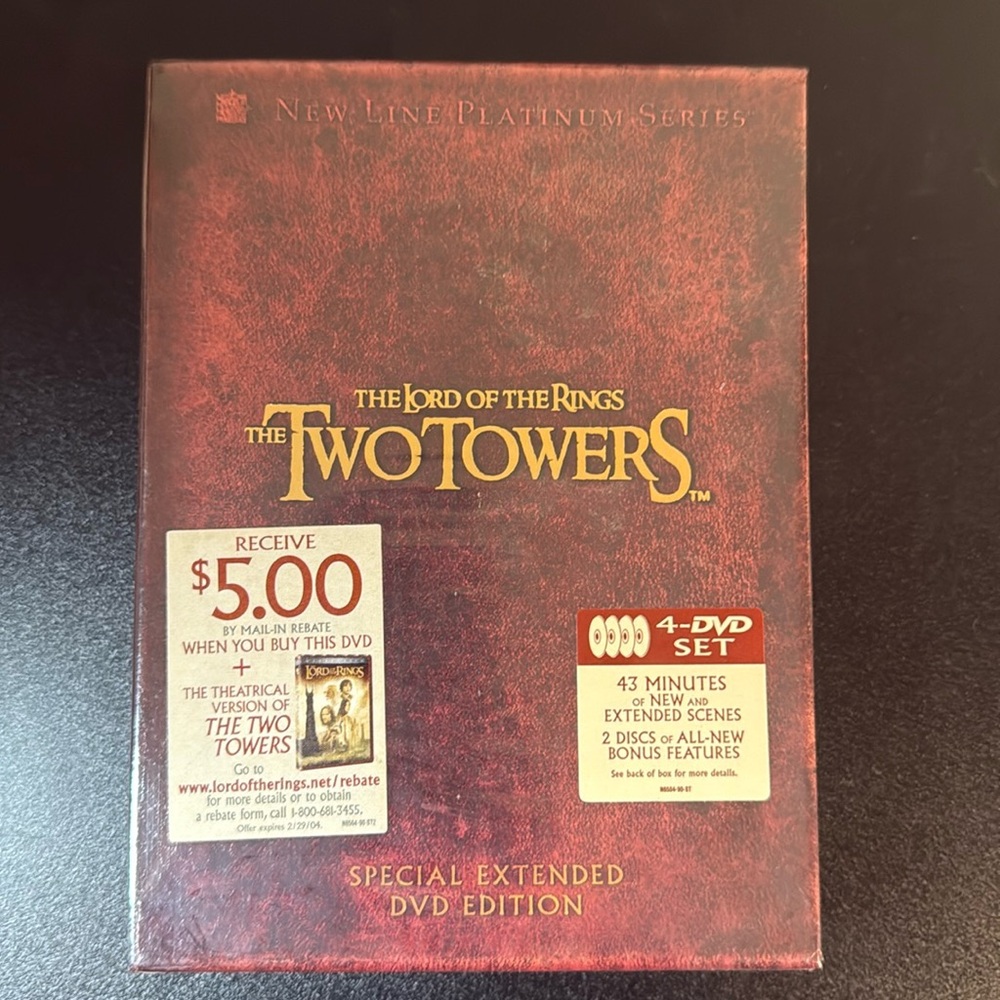 The Lord of the Rings:‎ The Two Towers New & Sealed